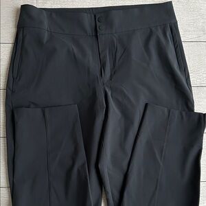 Eddie Bauer hiking pants 12 Storm color Straight leg LNWOT Flat front Stretch